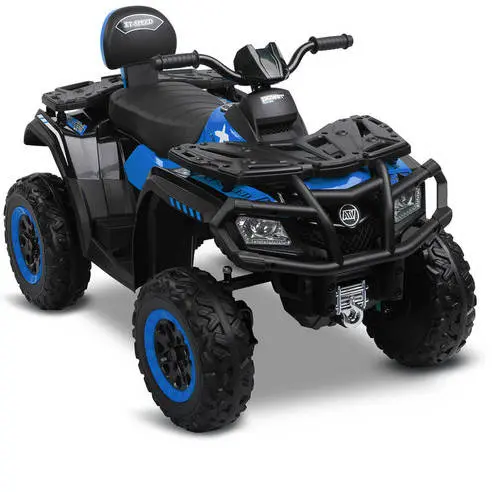 TOYZ Autíčko čtyřkolka na baterie Rush Army modré