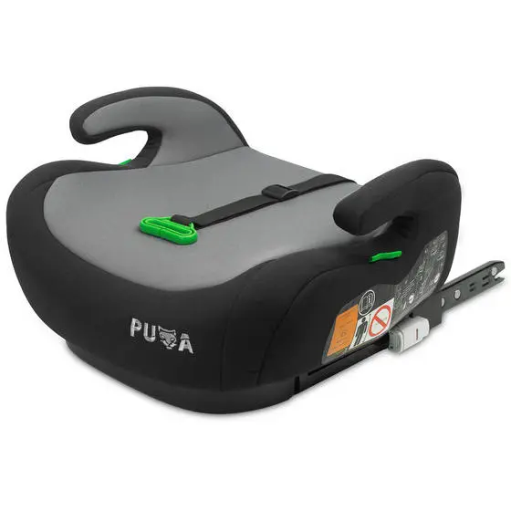 CARETERO Podsedák Puma Black isofix, i-size (125-150 cm)