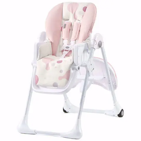 Kinderkraft Multifunkční jídelní židlička na krmení YUMMY pink