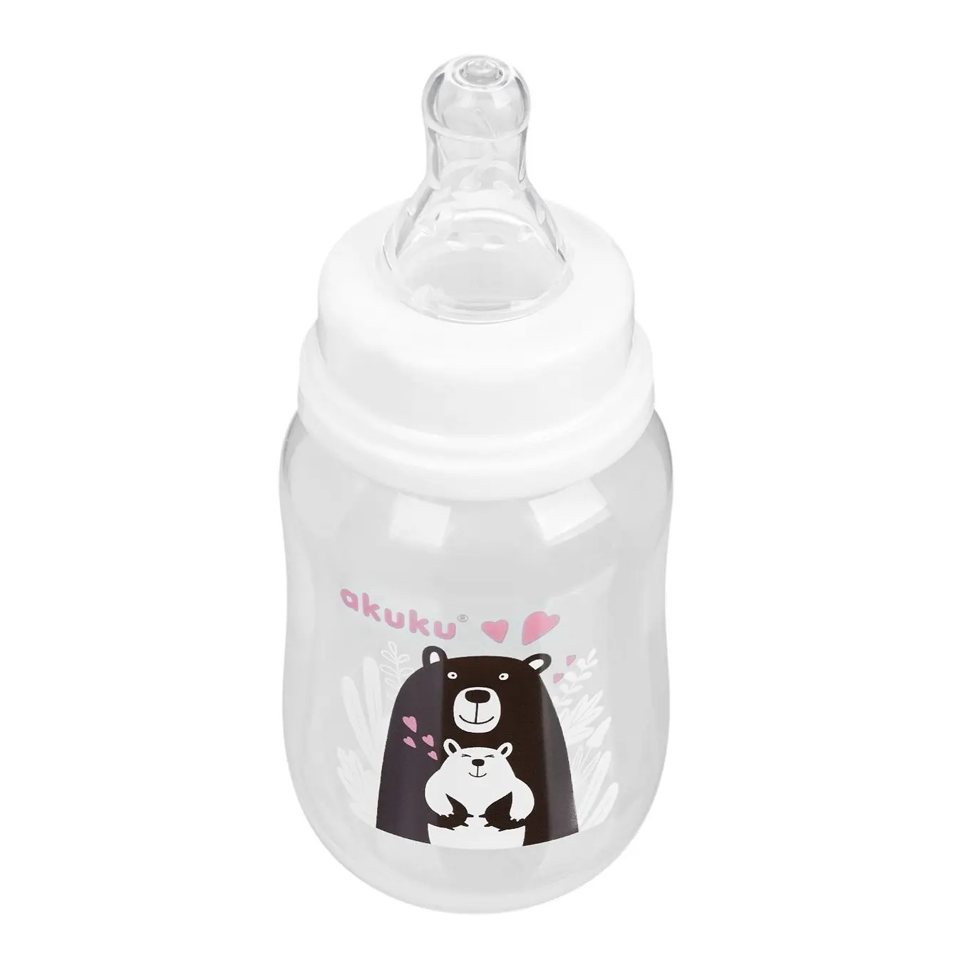 Akuku Kojenecká láhev s obrázkem 125 ml