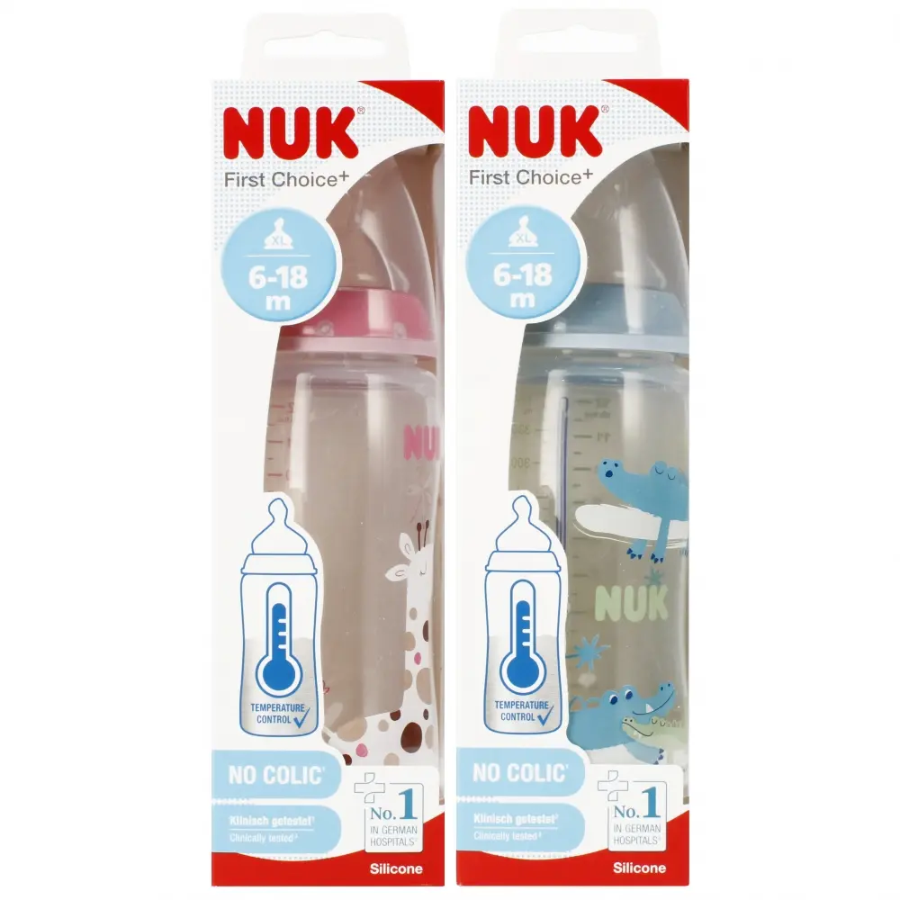 Nuk Kojenecká lahev 360 ml + signalizace teploty 6 18 m