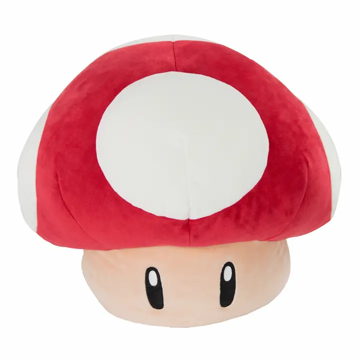 TOMY Mocchi plyšová red mushroom Super Mario 12955