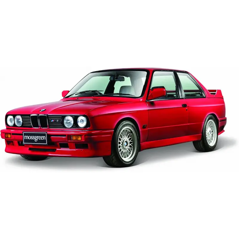 Bburago 1:24 plus bmw 3 series m3 1988 red