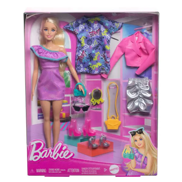 Mattel Barbie Fashion panenka módní + příslušenství HYT61 /4
