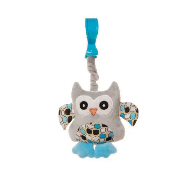 4 Baby Závěsná hračka Squeeze Toy Sovička