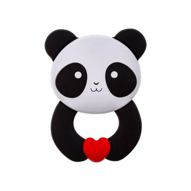 Akuku Dětské silikonové kousátko Panda
