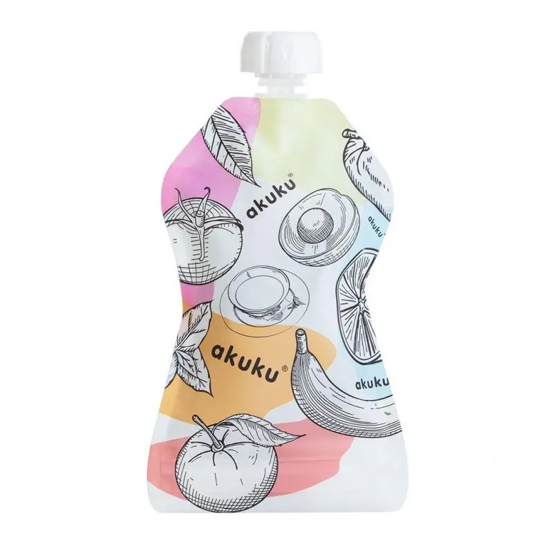 Akuku Sáčky pro skladování pokrmů opakovaně použitelné 150ml 5ks