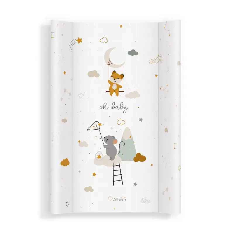Albero Mio Přebalovací podložka na postýlku tvrdá MOUSE 80x50