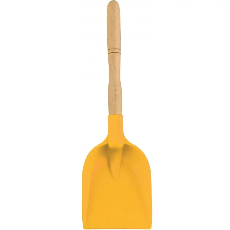 Androni Lopata s dřevěnou násadou - délka 34 cm, žlutá