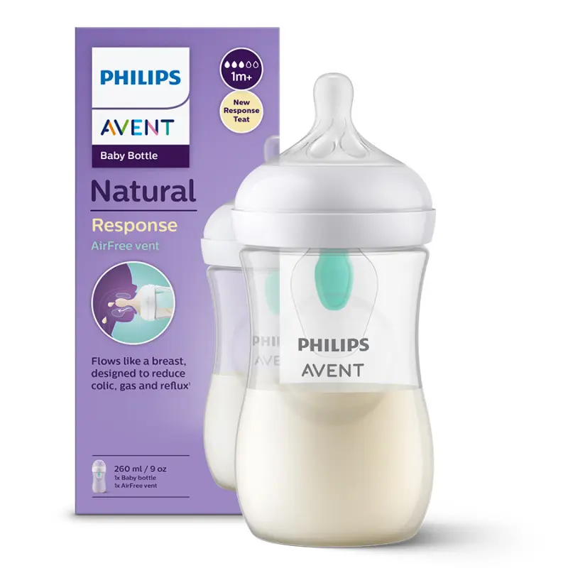 Avent Láhev Natural Response s ventilem AirFree 260 ml, 3-6m