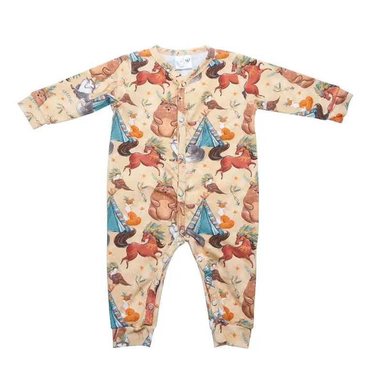 Dětský overal s dlouhým rukávem Boho Boy 80/86