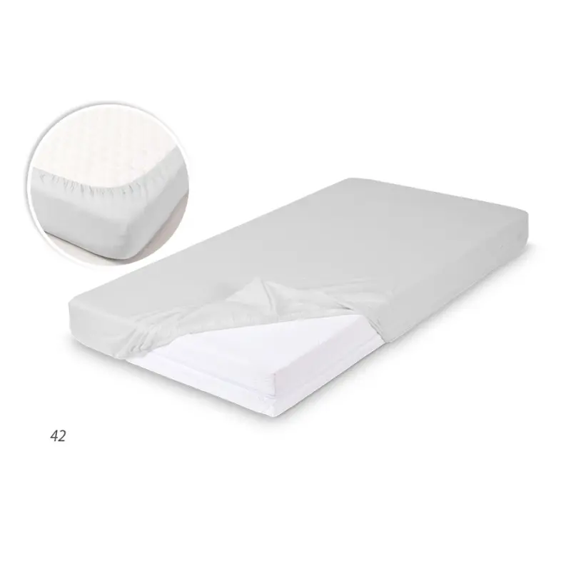 Baby matex Prostěradlo BAMBOO s gumou 60x120 šedé