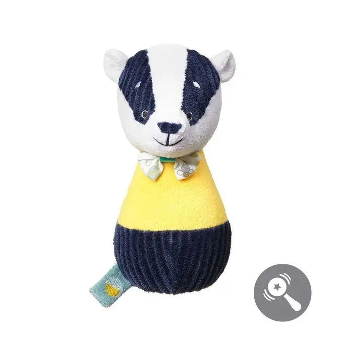 Baby ONO BabyOno Edukační plyšové kuželky Badger Edmund Friend