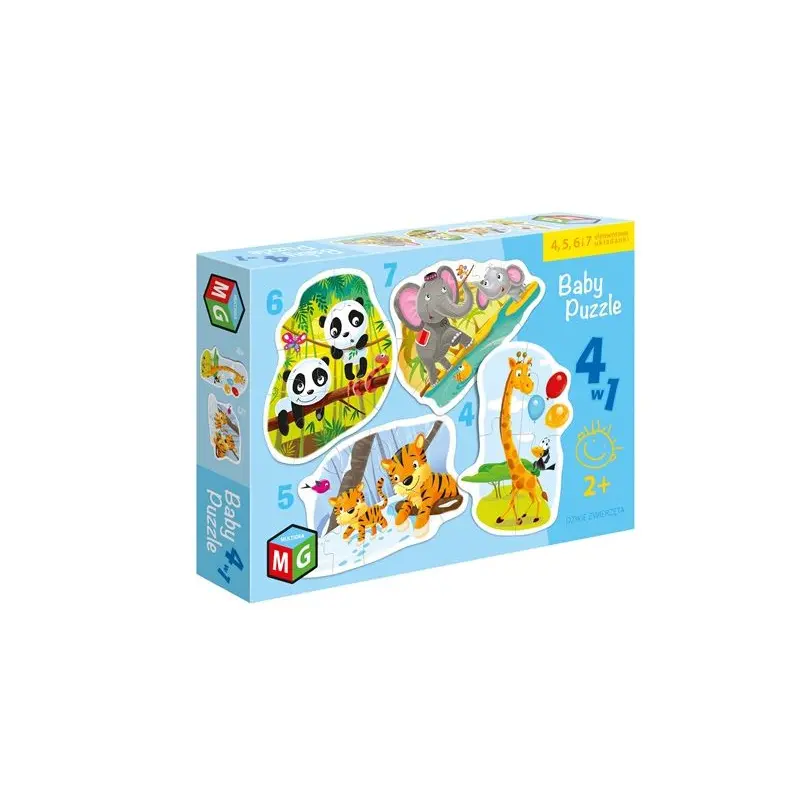 Baby puzzle divoká zvířátka 05662
