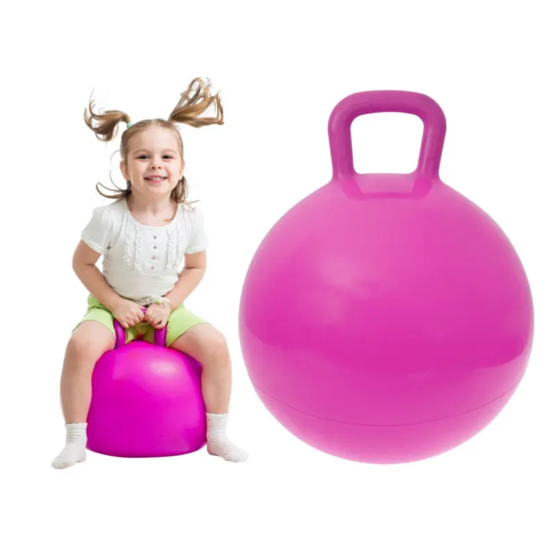 Klokan skákací míč 45cm růžový