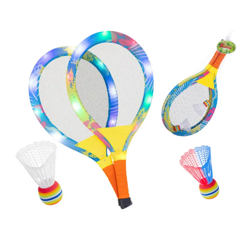 LED svítící tenisové rakety + šipky