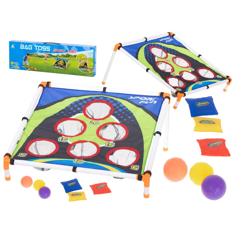 Hod na cíl pomocí dovednostní hry Bag Darts