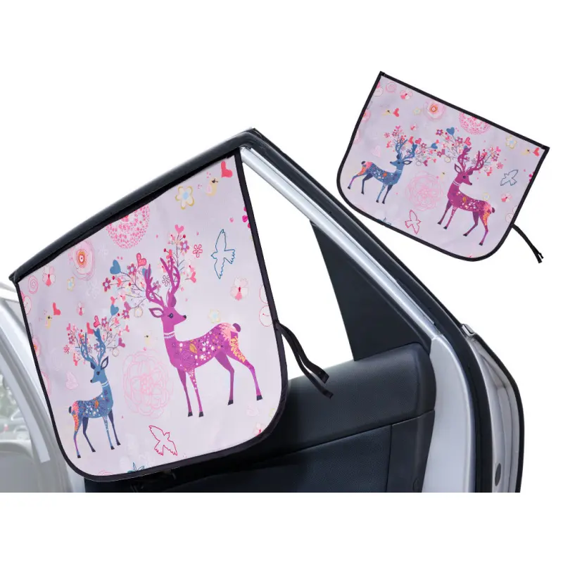 Magnetická záclona na okno automobilu jelen