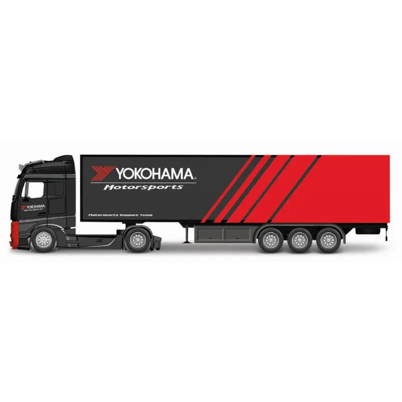 Bburago 1:43 truck s přívěsem MB Actros Gigaspace Firestone