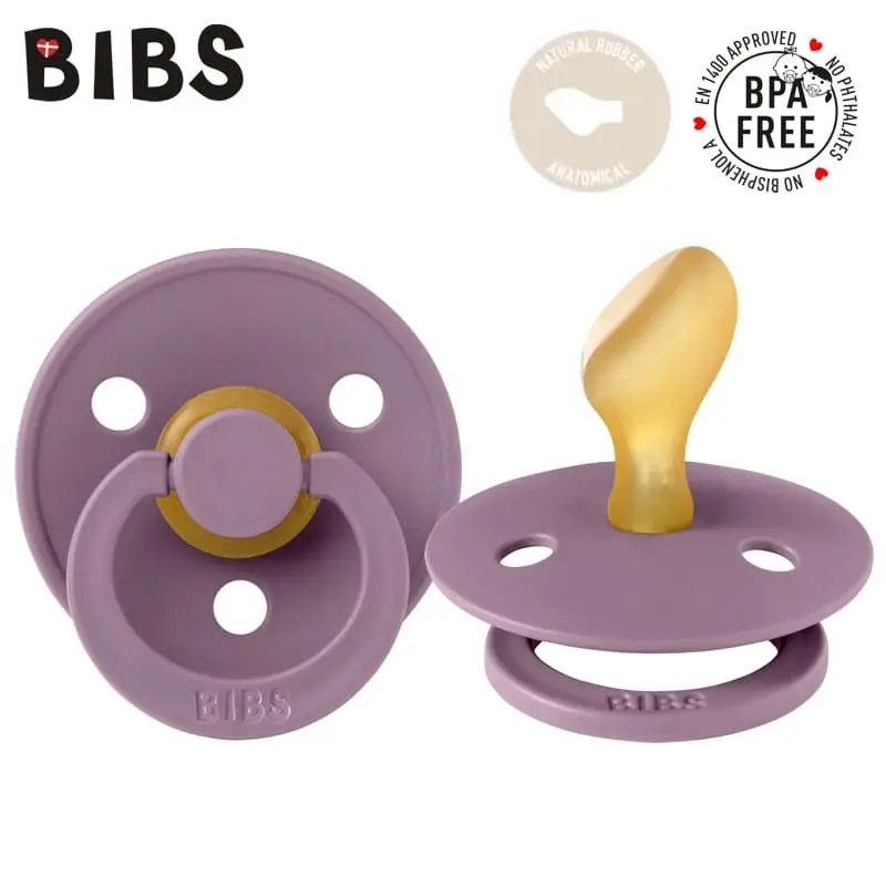 Bibs 211300 MAUVE M ANATOMICAL dudlík