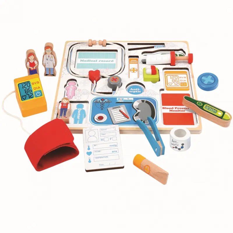Puzzle na desce - 3D Puzzle Doktor, 15ks (Bino)