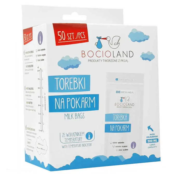 Sáčky na mléko 200ml 50ks Bl019