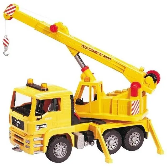 Bruder - Nákladní auto MAN - jeřáb stavební