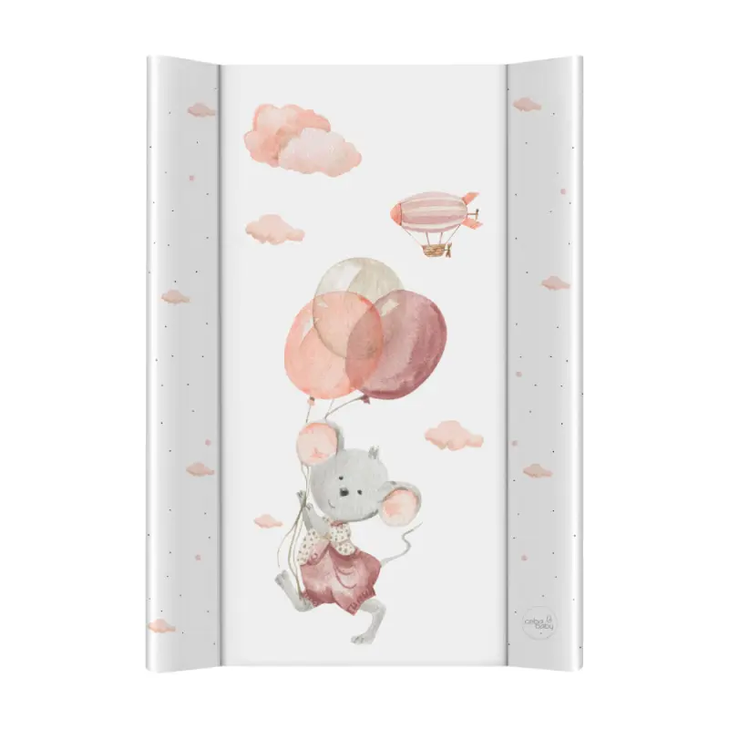 Ceba Baby Přebalovací podložka 50x70 Basic Mouse na postýlku 120x60