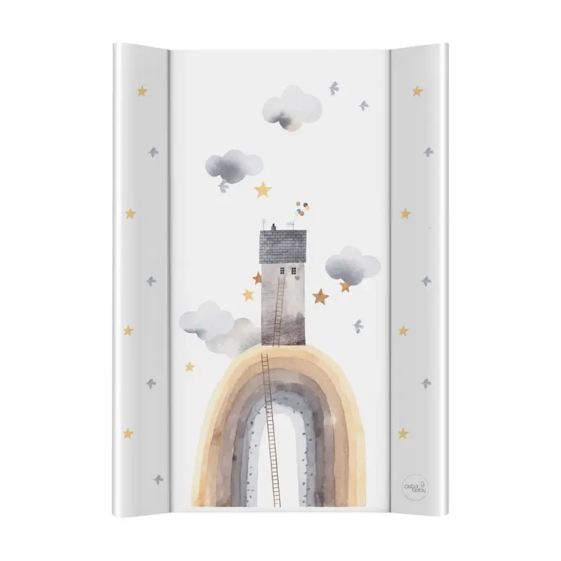 Ceba Baby Přebalovací podložka tvrdá krátká 50x70 Basic Rainbow Home