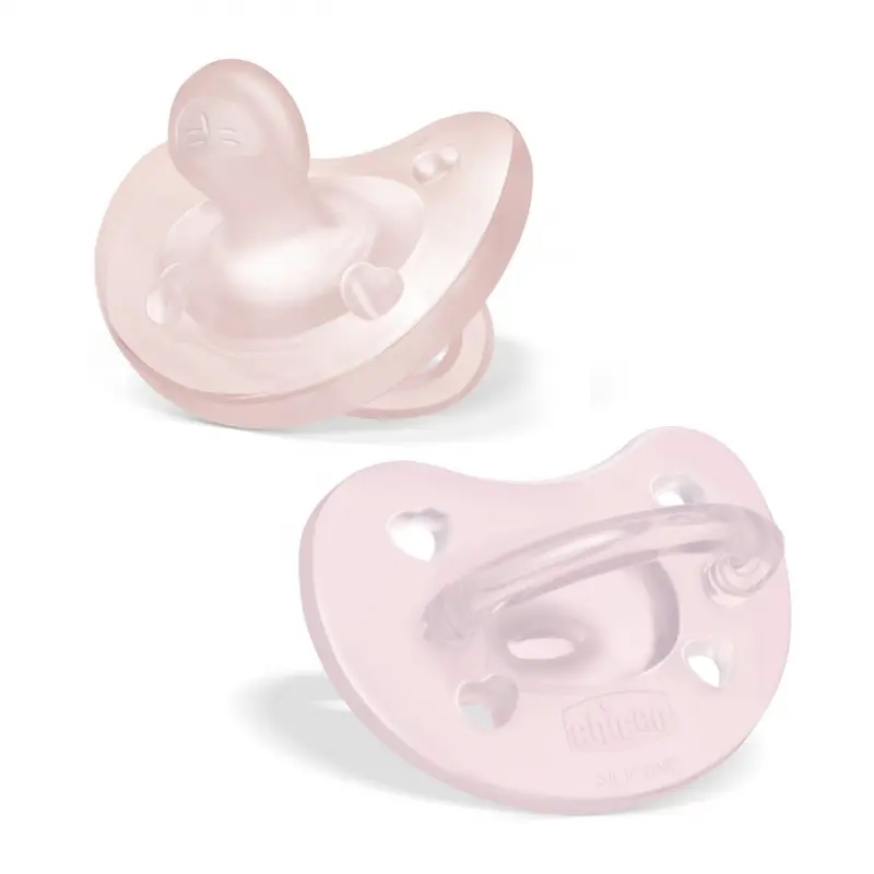 Chicco dudlík PF Soft růžová 16-36m 2 ks