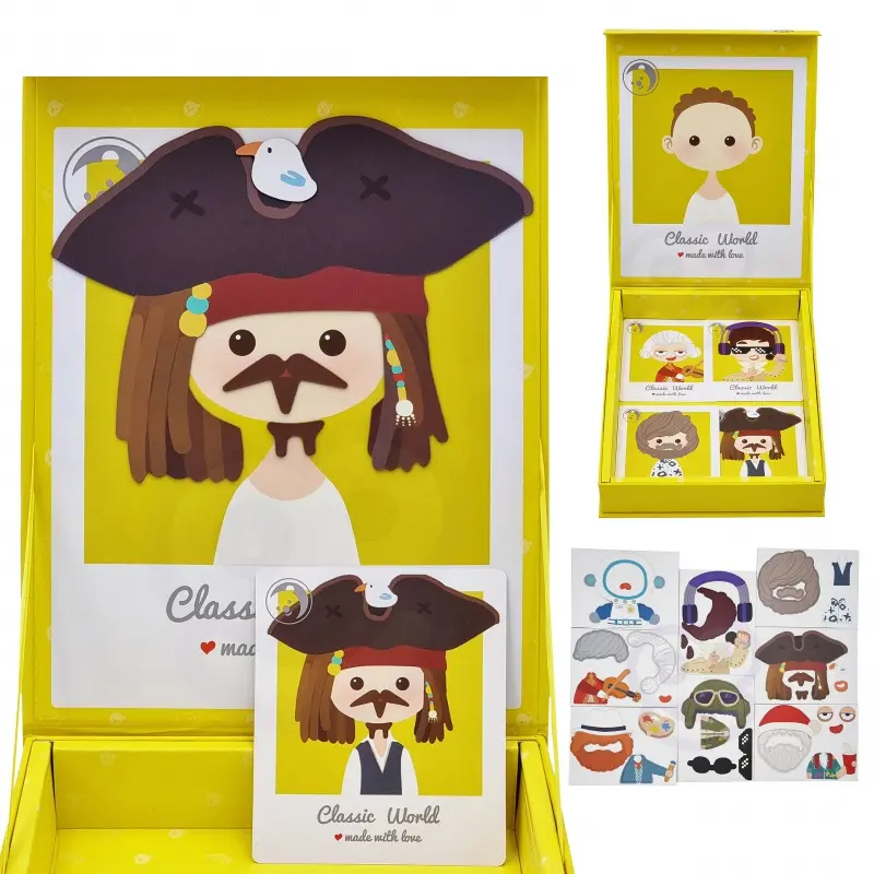 Classic world Magnetické puzzle Fashion Pictures Boys 32 ks