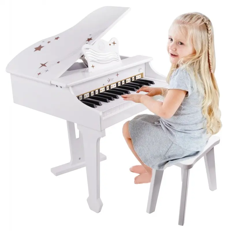 Classic world Klasický dětský klavír s klávesami | Hudební hračka pro malé muzikanty
