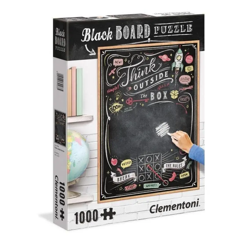 Black Board Thin Outside - puzzle z kategorie Umelecké
