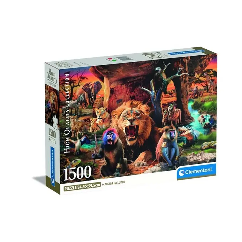 Clementoni puzzle 1500 compact The Tribal Society