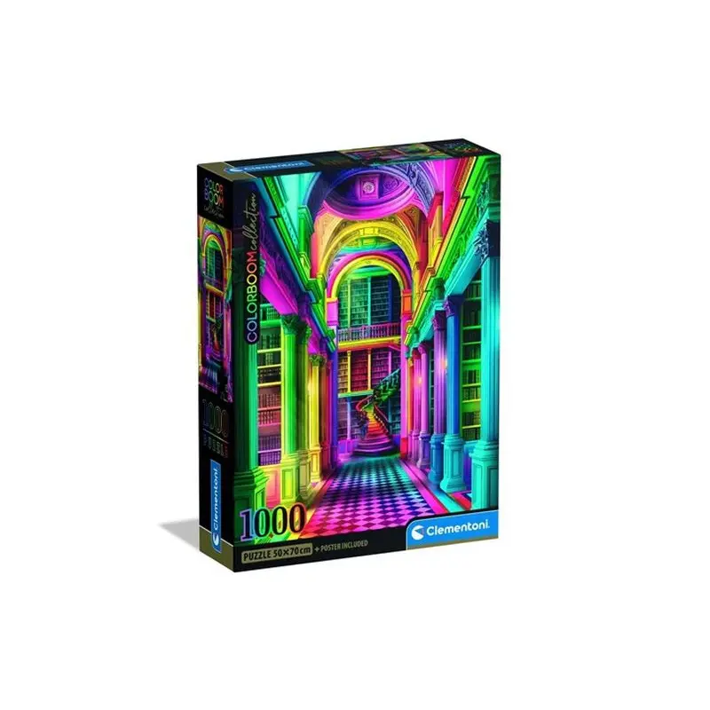 Clementoni Puzzle 1000 CompactColorBoom Athenaeum