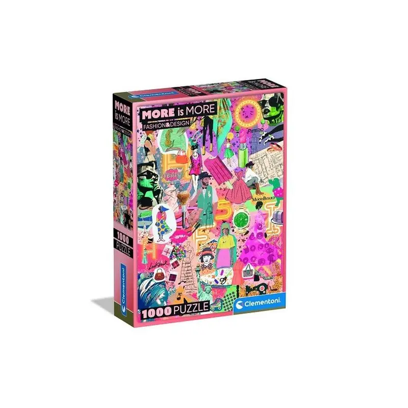 Clementoni Puzzle 1000 More is more Fashion_Design