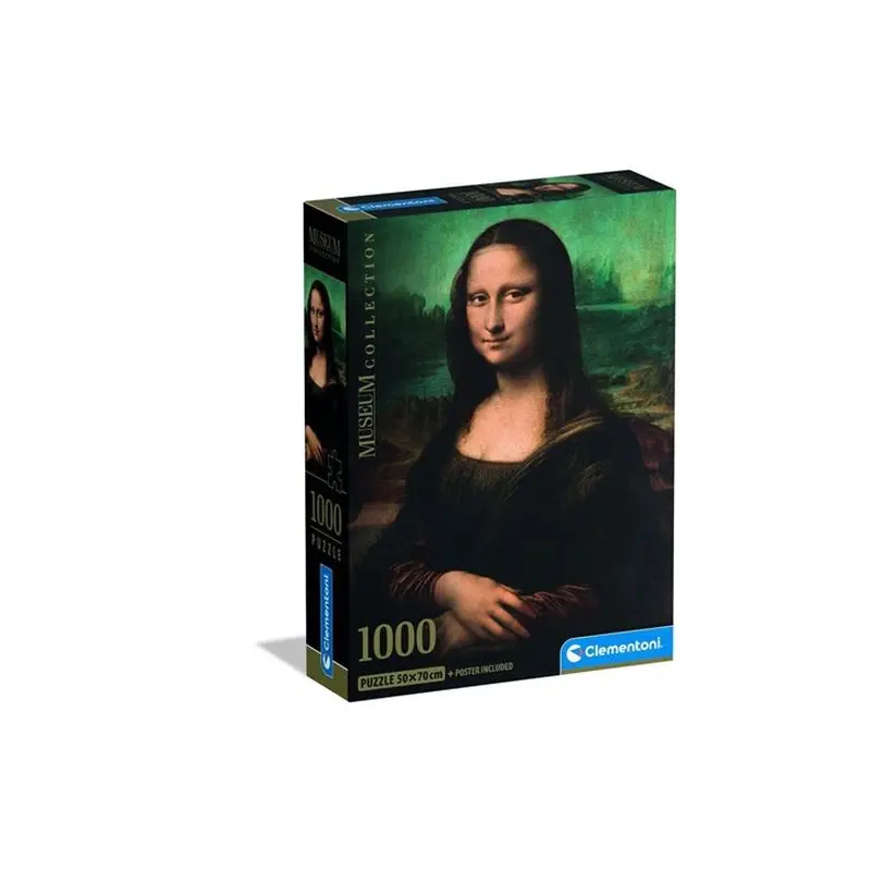 Cle puzzle 1000 compact Mus. Leonardo Gioconda 37094