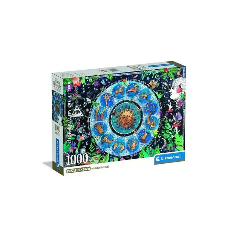 Clementoni Puzzle 1000 Compact Astrological Chart
