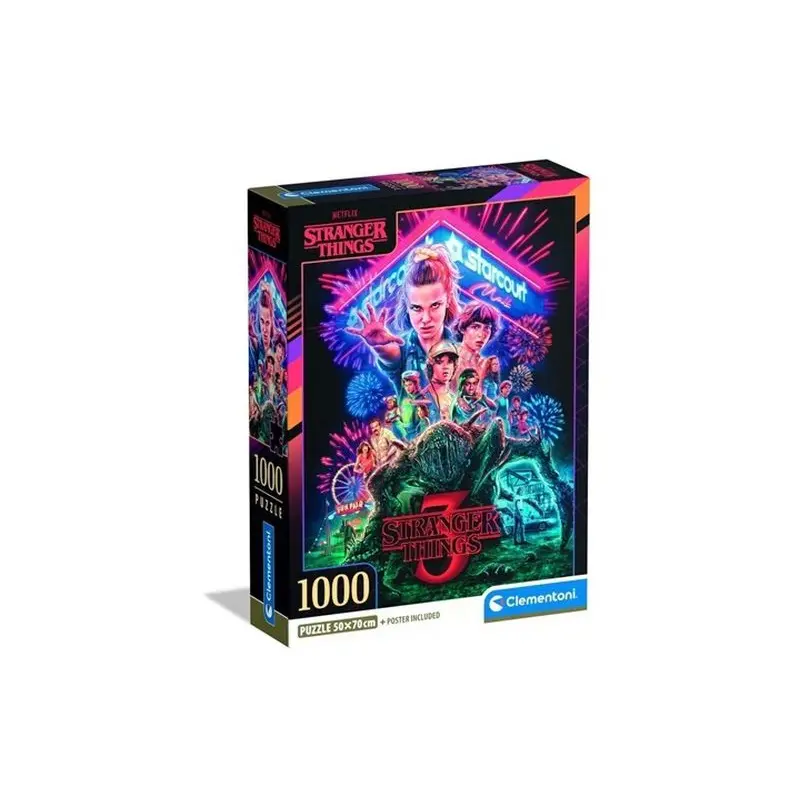 Clementoni Puzzle 1000 Compact StrangerThings