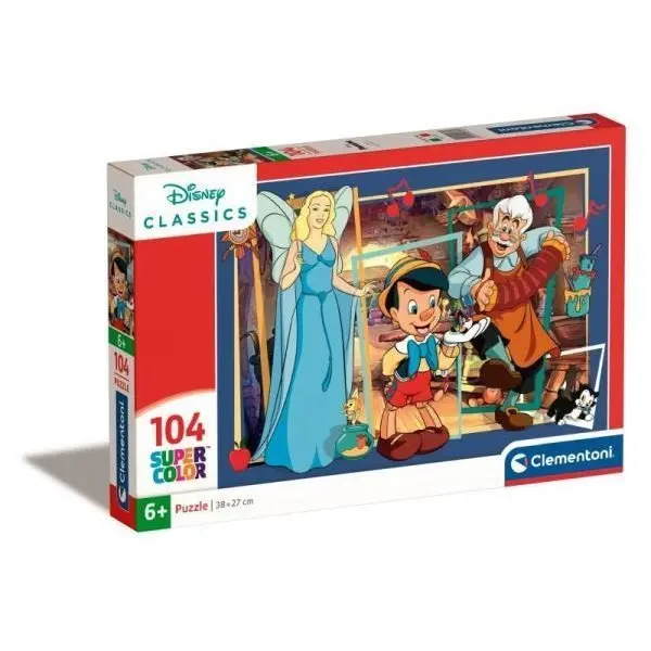 Clementoni Puzzle 104 dílků Super Pinocchio 25756