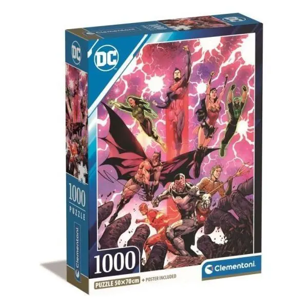 Clementoni Puzzle 1000 ks Compact DC Comics Justice League 39853