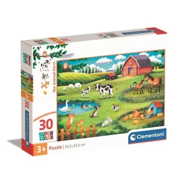 Clementoni Puzzle 30 dílků SuperColor The Animal Farm 20286