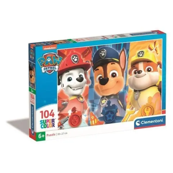Puzzle Tlapková patrola 104 dílků - Kolektiv