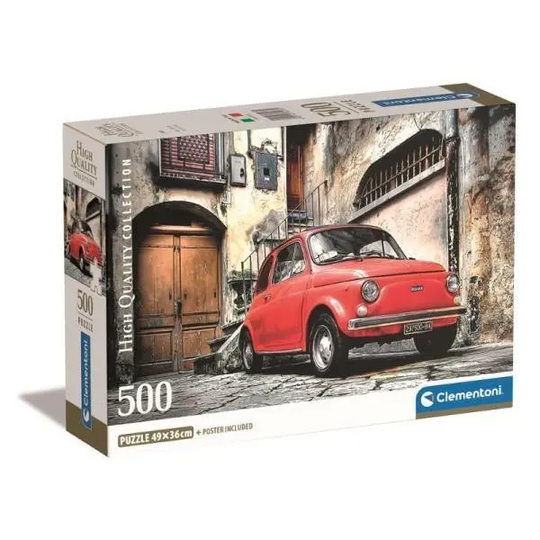 Clementoni Puzzle 500 ks Kompaktní Fiat 500 35537