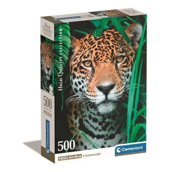 Puzzle Jaguár v džungli Compact 500 dílků - Clementoni