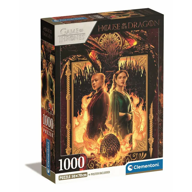Clementoni Puzzle 1000el compact Impossible House of the Dragon