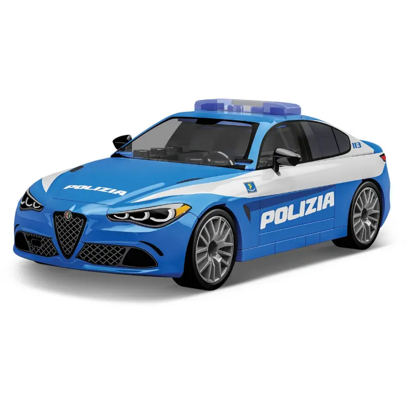 Cobi 24606 alfa romeo giulia quadrifoglio polizia, 1:35, 93 k