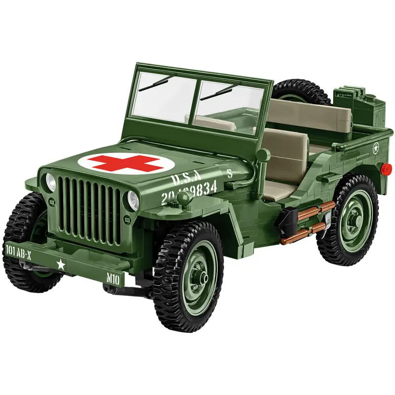 Cobi 2806 willys mb sanitka 1:12, 1131 k