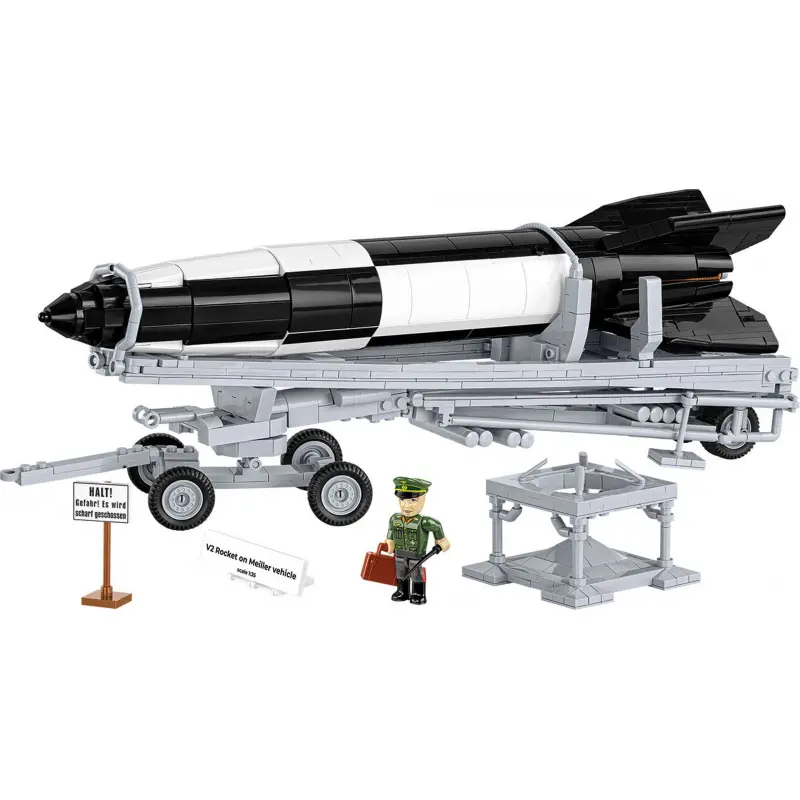 Cobi II WW V2 raketa a transportér, 1:35, 1210 k, 1 f, EXKLUZIVNÍ EDICE