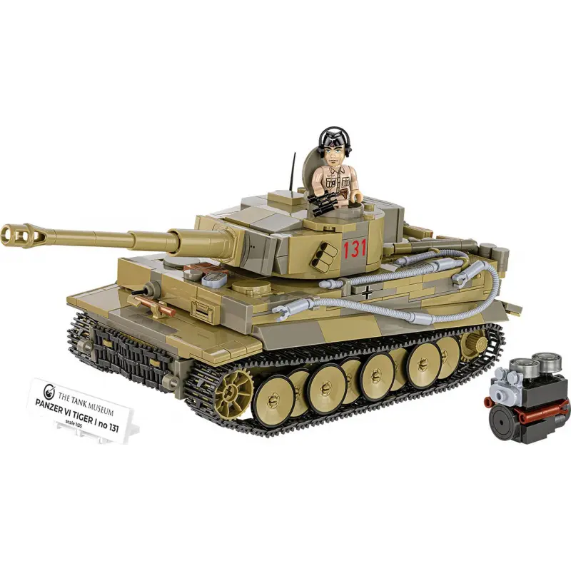 Cobi 3123 ii ww panzer vi tiger i no 131, 1:35, 898k, 1 f